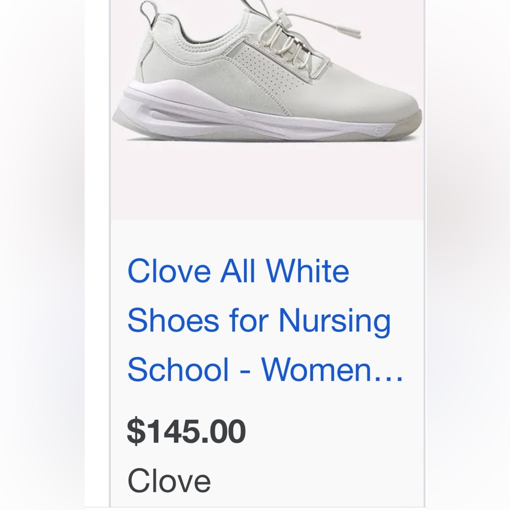 Nursing shoes. Only worn 2 months